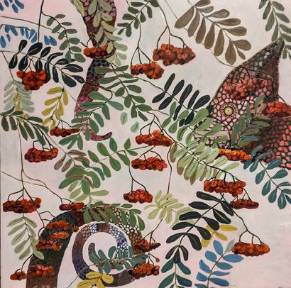 Mountain ash - a Paint Artowrk by Ewa Witkowska